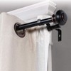 ANCLLO Heavy Duty Curtain Rod Brackets Double Curtain Rod Holders,