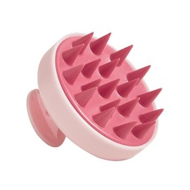 Anierax Hair Scalp Massager - Silicone Scrubber Shampoo Brush for Hair Growth & Dandruff Removal, Head Massager Exfoliator (1x Pink)