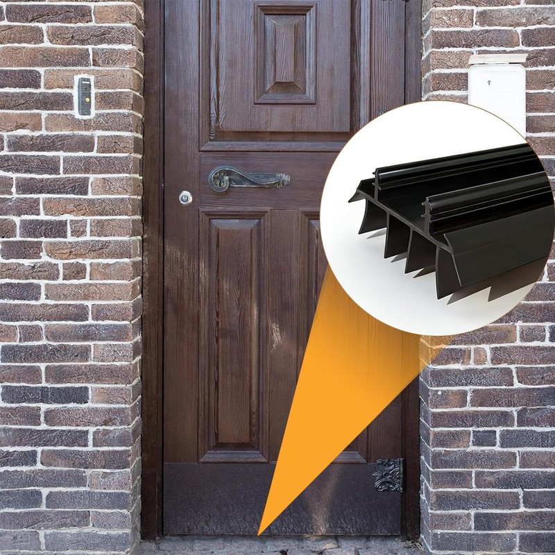 2Pcs 36" Long Door Bottom Replacement, Under Door Seal with