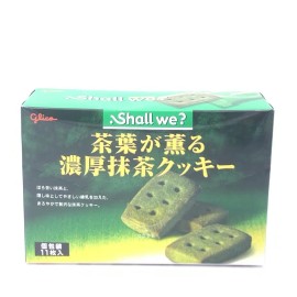 Glico Shall We ? The Scent Of Tea Leaves Rich Matcha Cookies 11pcs