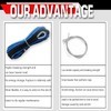 Synthetic Winch Rope 5/16" x 50ft 8500 LBs with Black