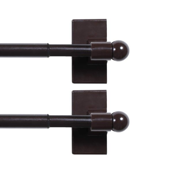 H.VERSAILTEX 2 PACK Magnetic Curtain Rods for Metal Doors Top