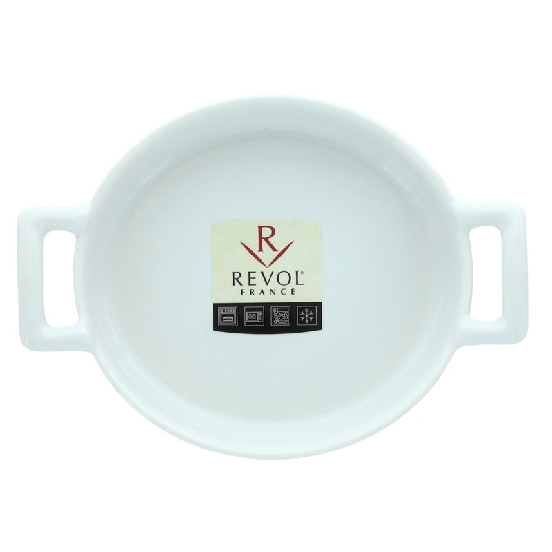 Revol Belle Cuisine BC0714-1 8.75 Ounce Oval Creme Brulee Dish