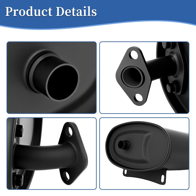 Generator Muffler Silencer Kit, Compatible with Honda GX160 GX200 Clone