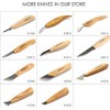 Stryi Detail Carving Knife 0.8 Inch Blade, Wood Carving Oblique