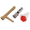 Quick Coupler Valve Key G3/4 Brass Efficient Garden Hose Underground