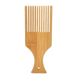 Peine para Tejer Tapicería de Madera de Bambú con Agujero, Herramienta Multiusos DIY para Macramé, Tejido Manual y Cuidado de Barba o Cabello...      