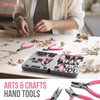 Hi-Spec 11pc Pink Womans Compact Crafts & Home DIY Repair