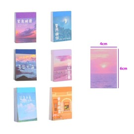 NIYATA 300 Pieces Washi Sticker Set for Scrapbook, Scrapbook Accessory Set, Bullet Journal Stickers, Scrapbooking Stickers, Vintage Scrapbook, for DIY Journaling (6 Pack)