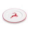 GMUNDNER KERAMIK Dessert Plate Gourmet Diameter 22 cm Ruby Red