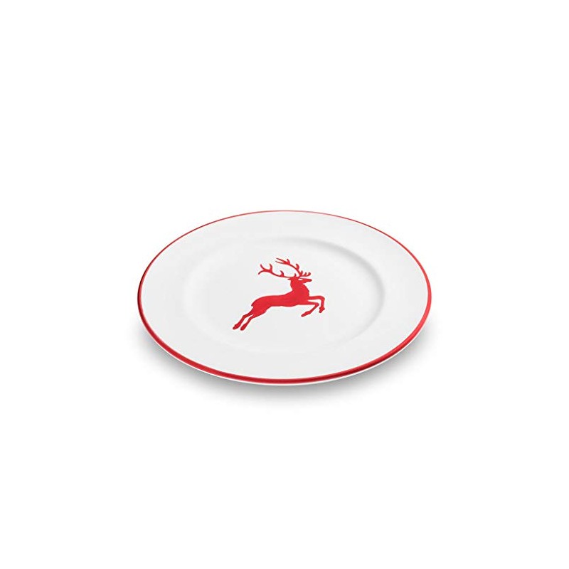 GMUNDNER KERAMIK Dessert Plate Gourmet Diameter 22 cm Ruby Red