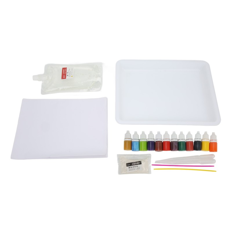 Marble Painting Kit Zero Based Painting DIY Handcraft Safe Harmless