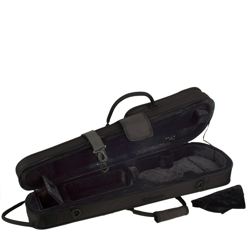 Protec MX044 4/4 Violin Shaped MAX Case, Black