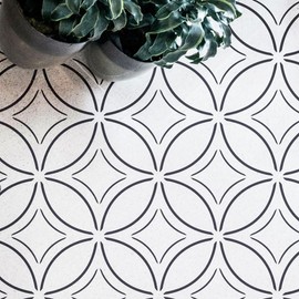 2 Pcs12 x 12" Tile Stencil Painting Stencil for Walls and Floors - Reusable - Stencils for Painting - Stencil for Home Decor (Design-5)