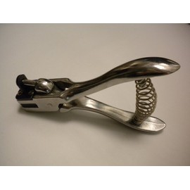 Hand Held ID Card Slot Hole Puncher, ID Badge Punching Tool, Plier Style Slotting Punch, Slotted PVC Cards