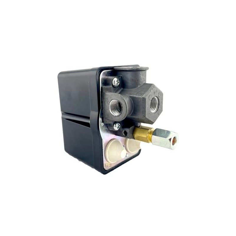 Heavy Duty Air Compressor Pressure Switch 4 Ports Straight Unloader