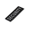 Large Black Reflective Security Badge | Hook and Loop Security