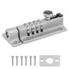 HOJLKLD Combination Lock, 4 Digit Zinc Alloy Slide Bolt Lock,