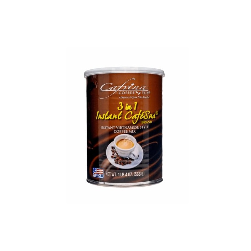 Cafvina 3-in-1 Instant CaféSua Mix – 1 lb 4 oz