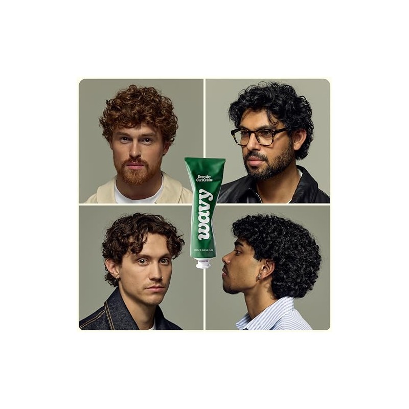 Wavy Everyday Curl Cream 125ml for Men – Lightweight Curl