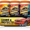 Armor All Protectant, Glass and Cleaning Wipes, Wipes for Car