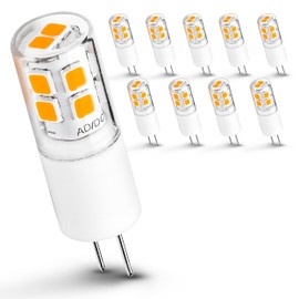 G4 T3 LED Landscape Bulbs 12V 3W JC Bi-Pin, G4 20W-30W Halogen Equivalent,2700k Soft Warm White,Low Voltage G4 Light Bulbs for Outdoor Deck Stair Step Path Microwave Chandelier Lighting,300LM,(10Pack)
