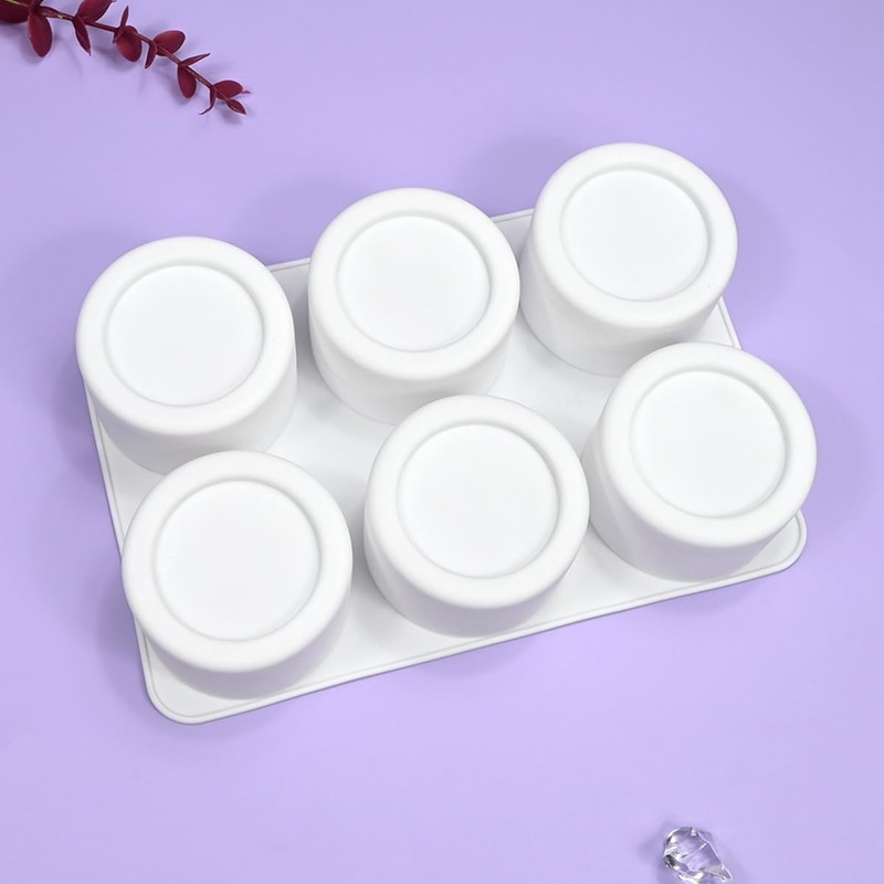 Silicone Mousse Mold – 8-Cavity Dessert Molds for Cheesecake, Chocolate,