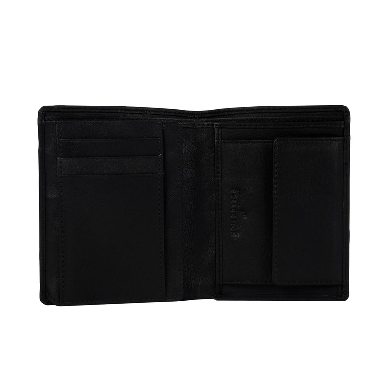 M-Collection Unisex - Adult Milia Scheintasche (HF) Wallets Black Schwarz