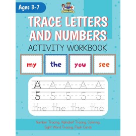Alphabet, Number and Site Words Tracing along with Bonus Alphabet and Site Word Flash Cards!