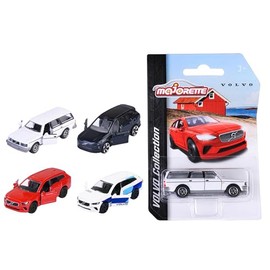 Majorette 212053052SD1 - Volvo Cars Volvo Cars Metal with Freewheel and Moving Parts, Vehicles: 7.5 cm, from 3 Years, Available in Various Designs, Random