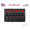STX 6 Gang Toggle Rocker Switch Panel Circuit Breaker Waterproof