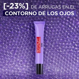 L'Oreal Paris Revitalift cido Hialurnico Crema de Ojos, Hidrata Intensamente y Rellena Lneas de Expresin, 15 ml.