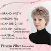 Short Pixie Wig for White Women – Curly Deep Brown