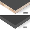ZYJT PVC Edge Banding, 3/4" x 25ft Non Glued Chrome