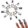 SURALIN Pack of 10 Nail Stencils, Nail Extension, Modelling Stencils,