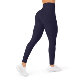 PAVOI ACTIVE Buttery Soft Workout Leggings for Women - High Waisted No Front Seam Gym Leggings Yoga Pants - FlexFlow, Full Length, XX-Small, Twilight