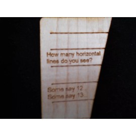 Creative Crafthouse Vanishing Line - where did it go? Math magic illusion puzzle