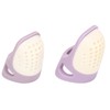 4 Pcs Silicone Thimble Purple Soft Elastic Finger Protector Finger