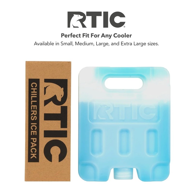 RTIC Refreezable Reusable Cooler Ice Packs Cold Ice Chest Pack