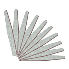 PROFICO 25 x Diamond Nail File, Grit 100/180, Premium Quality Nail File Set for Gel Nails, Natural Nails, Grey (Zebra))