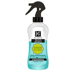 KeraShine Silica Bifásica Frizz Fighter, Tratamiento Capilar Reparador con Aguacate, 102 ml