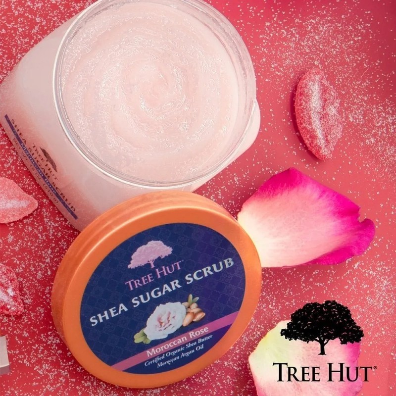 Exfoliante Corporal Moroccan Rose de 510g Tree Hut