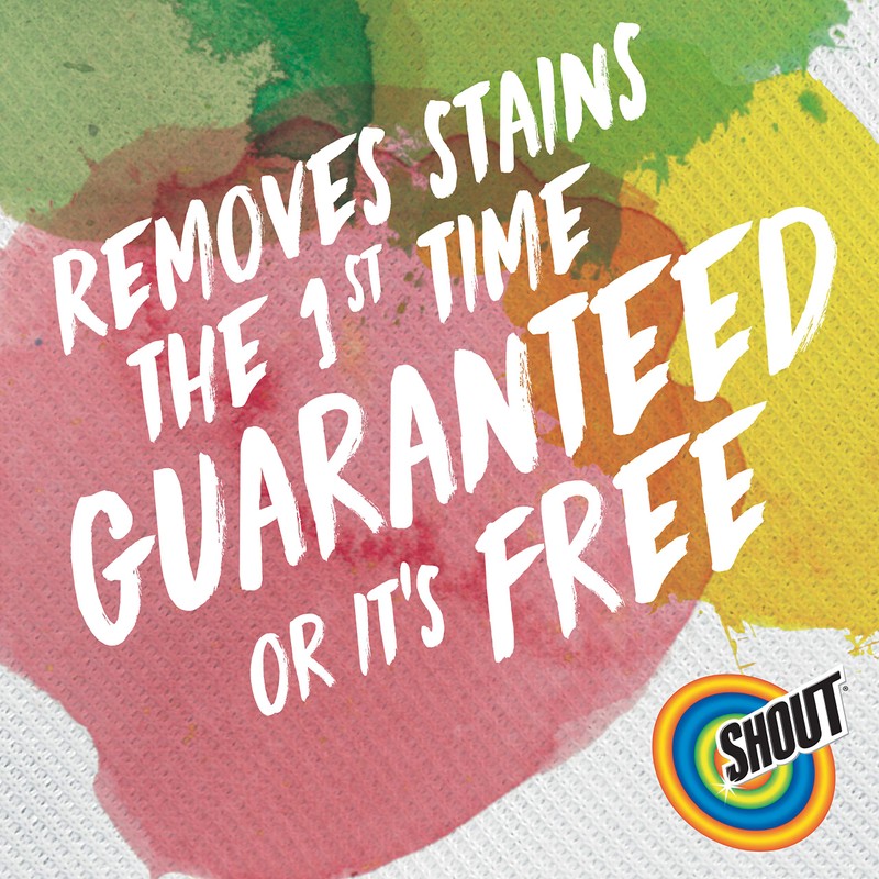 Shout Triple-Acting Laundry Stain Remover for Everyday Stains Liquid Refill,
