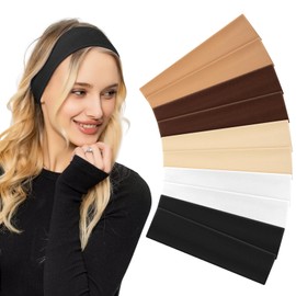 Tumurup Women's Sports Headband, Pack of 10, Thin Elastic Hair Bands, Non-Slip Headband, Soft Hair Band, Yoga, Fitness, Running