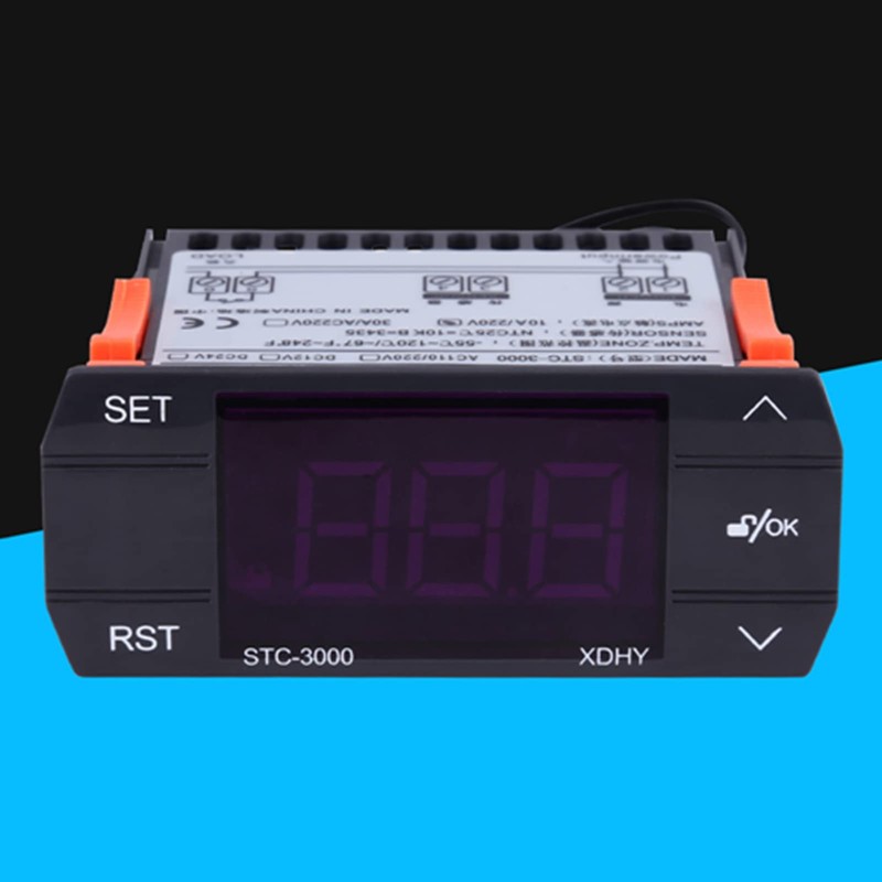 STC-3000 110V-220V Digital Temperaturregler Controlador de Temperatura Digital Táctil Termostato