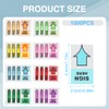 OQXEJPHFN 1000pcs Sticky Sign Here Tabs, Sign Here Stickers,Signature Flags,