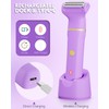 Electric Bikini Trimmer for Women - Tiovara Cordless Electric Razors,Wet