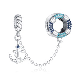 Annmors Charm Cute Animals Pendant, S925, Sterling Silver Bracelet Bead with Cubic Zirconioa for European Bracelets and Necklaces, Mother's Day, Jewellery Gift, Christmas, for Men and Women, Silver