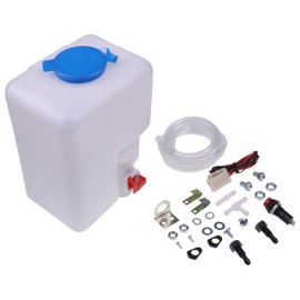 LSSOCH 12V Washer Bottle Tank Pump Fluid Reservoir Sprayer Kit 160186 110943769329 Universal 1.5L