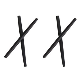 Rubber Silicon Anti-Slip Replacement Temple Ear Socks for Oakley OX5113 etc Eye Glasses Sunglasses Frames HTS001, Black - 2 Pairs, 56mm